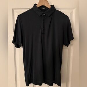Theory Men's Black Polo Shirt